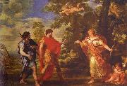 Pietro da Cortona Venus as Huntress Appears to Aeneas oil painting